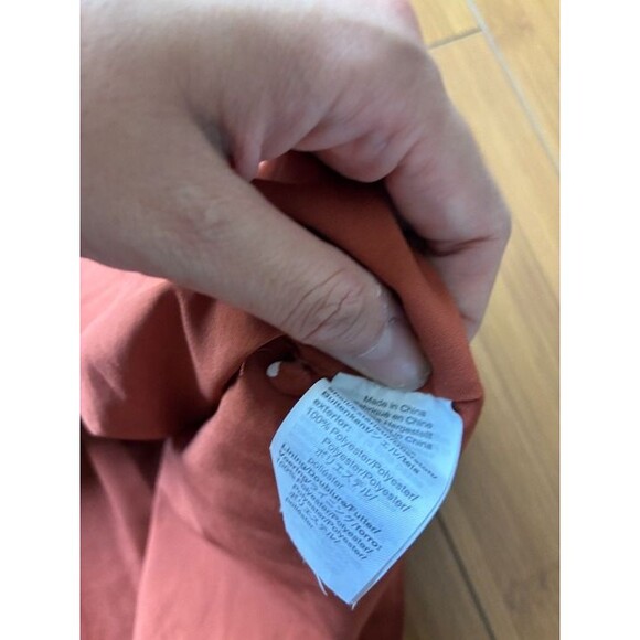 Madewell Smocked Waist Mini Dress Orange Dots - XS - Picture 6 of 6